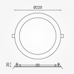 18W LED Mini Panel Rund Neutralweiß 18W LED Mini Panel Rund Neutralweiß