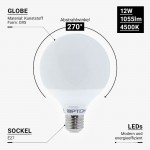 12W LED E27 G95 Globe Kunststoff Neutralweiß 12W LED E27 G95 Globe Kunststoff Neutralweiß