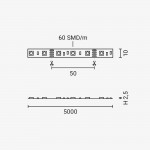 60SMD/m 14,4W/m 12V Led Streifen 5050 RGB Wassergeschützt 1m 60SMD/m 14,4W/m 12V Led Streifen 5050 RGB Wassergeschützt 1m