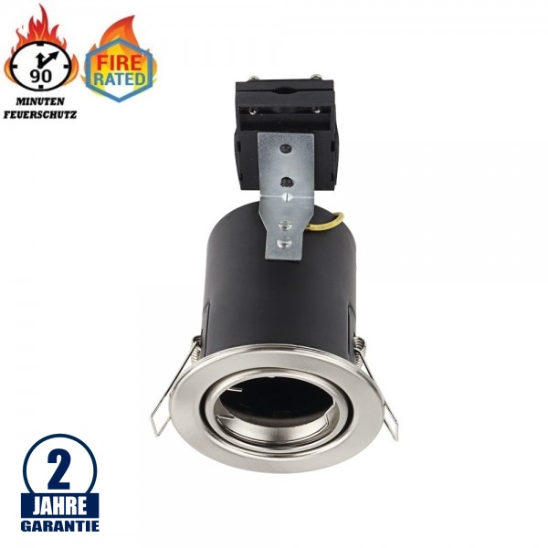 Einbaurahmen für LED GU10 Rund Schwenkbar Inox IP20