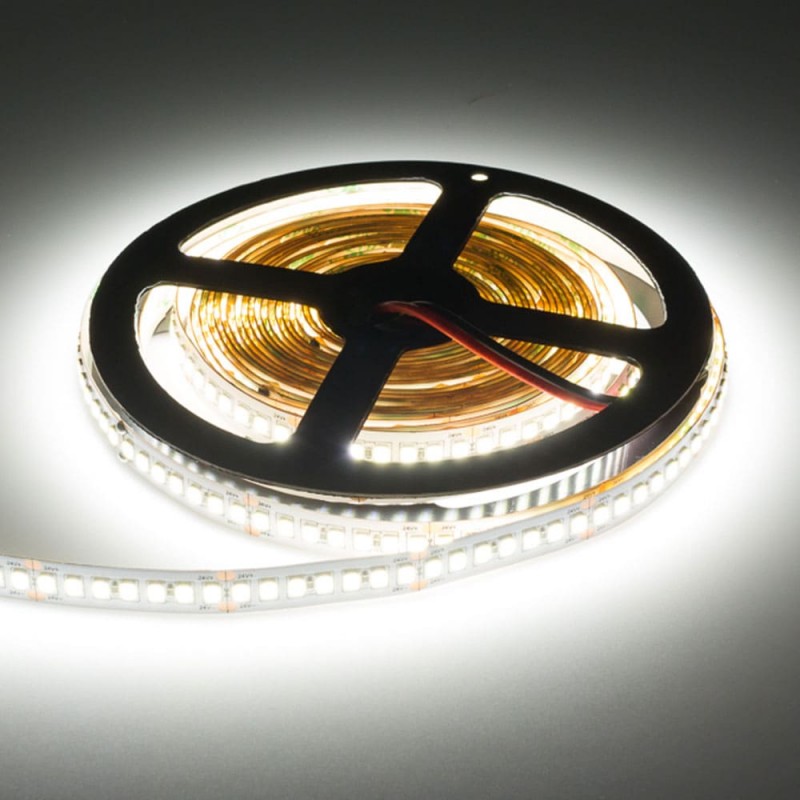 24 V LED-Streifen 5 Meter, 20 W/M, 1200 SMD 2835, 4000 K Neutralweiß, Dimmbar, IP20