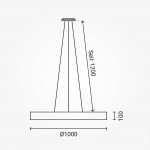 145W LED Pendelleuchte 3000K Weiß Sandy EPISTAR 5630 145W LED Pendelleuchte 3000K Weiß Sandy EPISTAR 5630