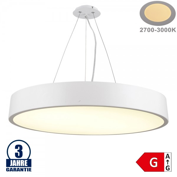 145W LED Pendelleuchte 3000K Weiß Sandy EPISTAR 5630 145W LED Pendelleuchte 3000K Weiß Sandy EPISTAR 5630