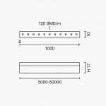120SMD/m 8,5W 230V LED Flex-Neon Streifen Rot 1m 120SMD/m 8,5W 230V LED Flex-Neon Streifen Rot 1m