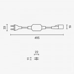 Anschlußkabel 230V Led Flex-Neon