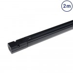 3 Ph. Stromschiene für LED Schienenstrahler Professional Schwarz 2m