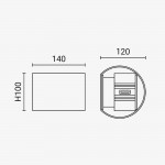 6W LED Wandleuchte Rund Up and Down Grau IP54 Warmweiß 6W LED Wandleuchte Rund Up and Down Grau IP54 Warmweiß