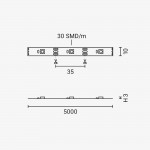 30SMD/m 8W/m 5V Digital LED Streifen 30 Pixel 1m 30SMD/m 8W/m 5V Digital LED Streifen 30 Pixel 1m