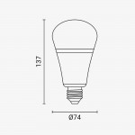 Mi-Light 9W E27 RGB+CCT LED Light Bulb Mi-Light 9W E27 RGB+CCT LED Light Bulb