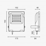 Mi-Light 20W RGB-CCT Floodlight Mi-Light 20W RGB-CCT Floodlight