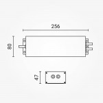 SC Power 200W 12V DC Metall Netzteil Dimmbar IP66 SC Power 200W 12V DC Metall Netzteil Dimmbar IP66