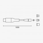 3 in 1 USB-Kabel magnetisch 1m 3 in 1 USB-Kabel magnetisch 1m