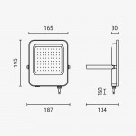 50W LED Fluter RGB inkl. Fernbedienung IP65 50W LED Fluter RGB inkl. Fernbedienung IP65