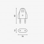 Eurostecker schwarz Eurostecker schwarz