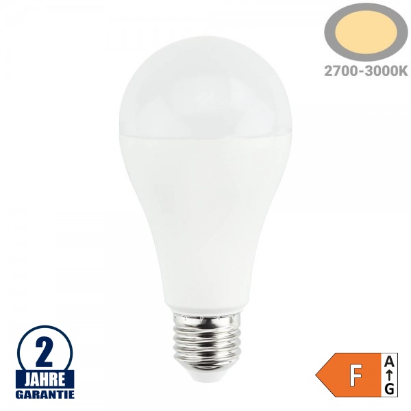 17W LED E27 A65 Birne Kunststoff Warmweiß 17W LED E27 A65 Birne Kunststoff Warmweiß