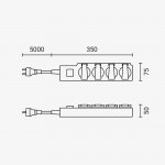 Steckdosenleiste IP44 4-fach 5m Kabel 16A Steckdosenleiste IP44 4-fach 5m Kabel 16A