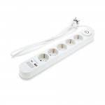 Steckdosenleiste PREMIUM 5-fach 1,5m Kabel 16A mit Schalter u. USB-Anschluss Steckdosenleiste PREMIUM 5-fach 1,5m Kabel 16A mit Schalter u. USB-Anschluss