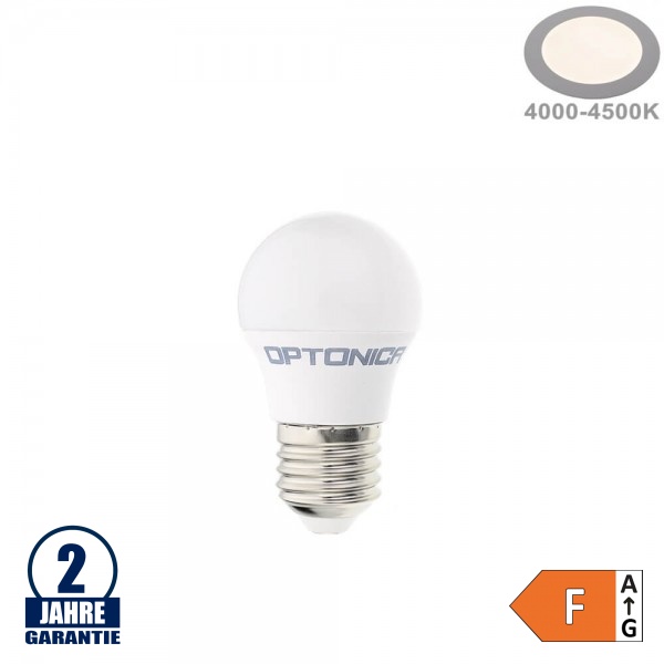 3,5W LED E27 G45 Birne Kunststoff Neutralweiß 3,5W LED E27 G45 Birne Kunststoff Neutralweiß