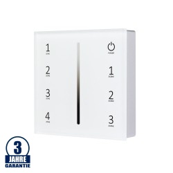 LED Single Color Wandcontroller für 4 Zonen 0-10 V Dimmer - 100-240 V AC