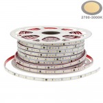 120SMD/m 9W 230V LED Streifen 2835 Wassergeschützt Warmweiß 1m