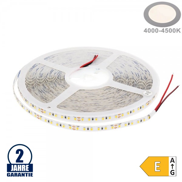 120SMD/m 9W/m 24V LED Streifen 2835 Neutralweiß 1m 120SMD/m 9W/m 24V LED Streifen 2835 Neutralweiß 1m