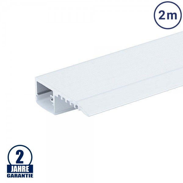 LED Treppenabschlussprofil eloxiert 2m SET LED Treppenabschlussprofil eloxiert 2m SET