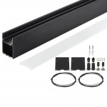 LED Linearleuchten-Profil Schwarz 2m SET OP LED Linearleuchten-Profil Schwarz 2m SET OP