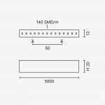 140SMD/m 10W 24V LED Flex-Neon Streifen Premium Neutralweiß 1m 140SMD/m 10W 24V LED Flex-Neon Streifen Premium Neutralweiß 1m
