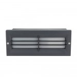 Wandleuchte mit E27 Fassung Grau V2 IP54 Wandleuchte mit E27 Fassung Grau V2 IP54