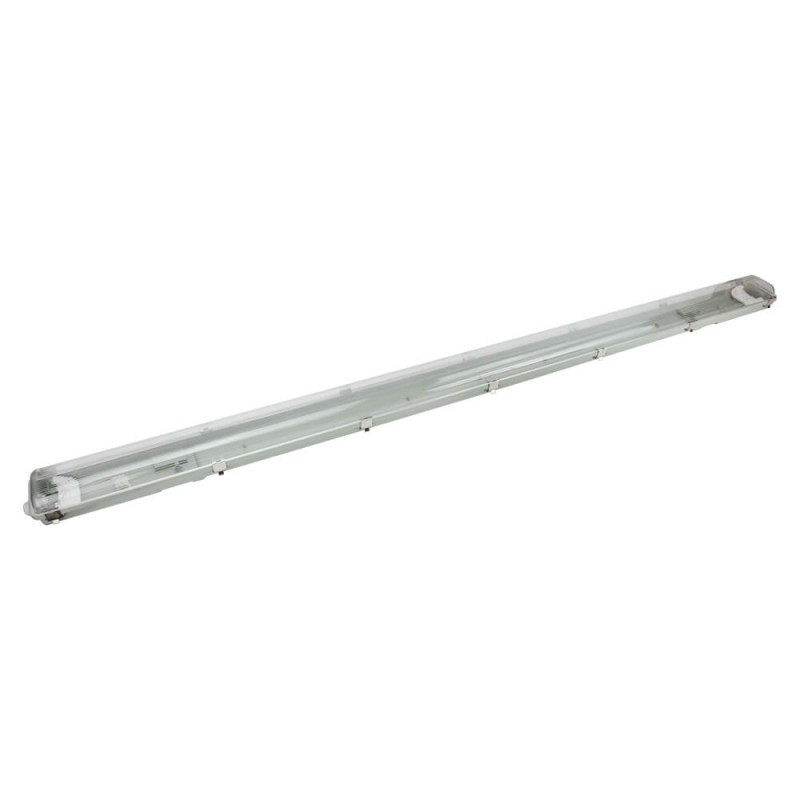 IP55 Feuchtraum Wannenleuchte 2-flammig für T8 LED Röhren 150cm