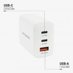 USB Ladegerät GaN 65W Weiß USB Ladegerät GaN 65W Weiß