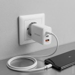USB Ladegerät GaN 65W Weiß USB Ladegerät GaN 65W Weiß