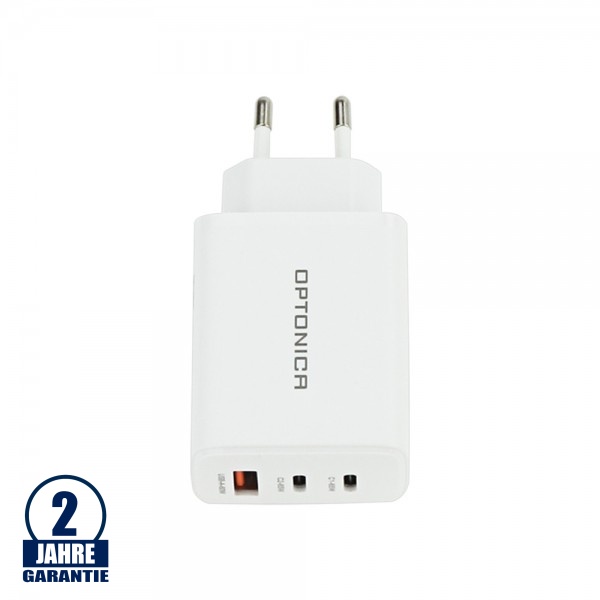 USB Ladegerät GaN 65W Weiß USB Ladegerät GaN 65W Weiß