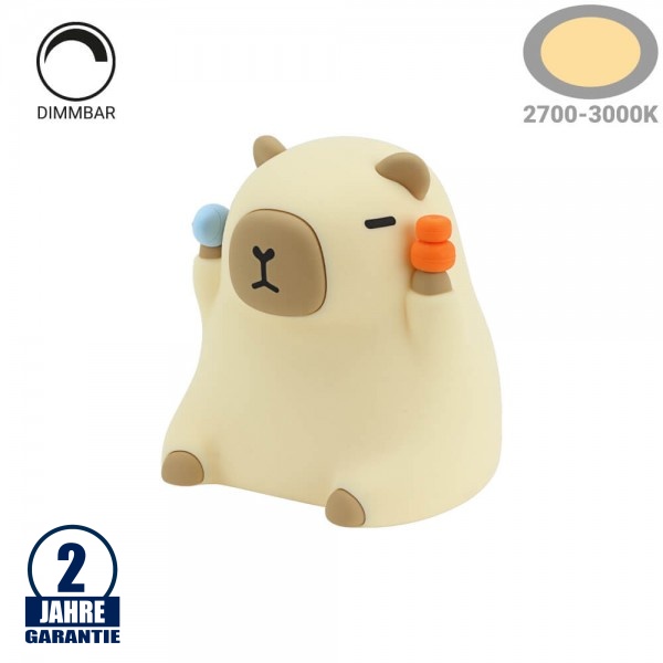 Kinder-Nachtlicht Capybara akkubetrieben Kinder-Nachtlicht Capybara akkubetrieben