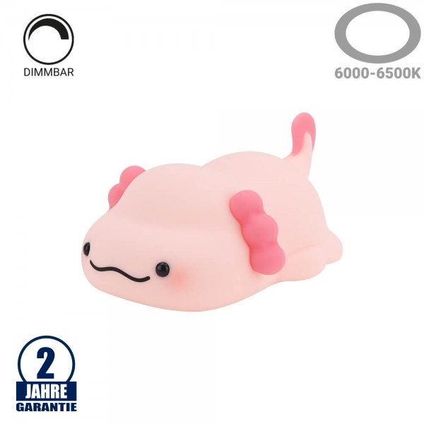 Kinder-Nachtlicht Axolotl akkubetrieben Kinder-Nachtlicht Axolotl akkubetrieben
