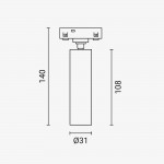 7W LED Punktstrahler Magnetic Line M05 Warmweiß 7W LED Punktstrahler Magnetic Line M05 Warmweiß