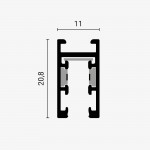 Bogenschiene horizontal Magnetic Line M05 Bogenschiene horizontal Magnetic Line M05
