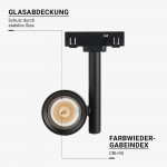 7W LED Punktstrahler Design Magnetic Line M05 Warmweiß