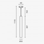7W LED Pendelleuchte Magnetic Line M05 Warmweiß 7W LED Pendelleuchte Magnetic Line M05 Warmweiß