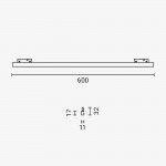 20W LED linearleuchte Magnetic Line M05 Neutralweiß 20W LED linearleuchte Magnetic Line M05 Neutralweiß