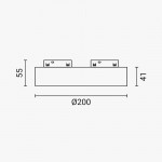 20W LED Deckenleuchte Magnetic Line M05 Neutralweiß 20W LED Deckenleuchte Magnetic Line M05 Neutralweiß