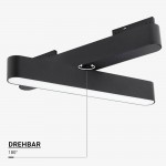 12W LED Linearleuchte schwenkbar Magnetic Line M05 Neutralweiß 12W LED Linearleuchte schwenkbar Magnetic Line M05 Neutralweiß