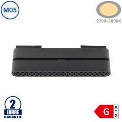 12W LED Linearleuchte schwenkbar Antiblend-Effekt Magnetic Line M05 Warmweiß