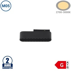 6W LED Linearleuchte Antiblend-Effekt Magnetic Line M05 Warmweiß