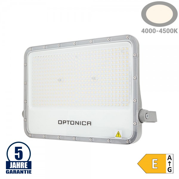 300W LED Fluter Professional Grau 100cm Anschlusskabel Neutralweiß 300W LED Fluter Professional Grau 100cm Anschlusskabel Neutralweiß