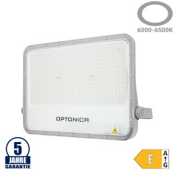 300W LED Fluter Professional Grau 100cm Anschlusskabel Kaltweiß