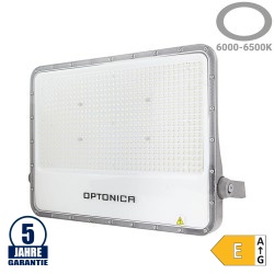 500W LED Fluter Professional Grau 100cm Anschlusskabel Kaltweiß